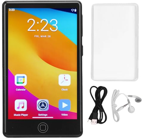 BONKZEBU MP3 Player WiFi Touchscreen 4.0 Inch 14 Music Video Player with 256GB Expandable Storage for Travel Workout Aluminum Alloy