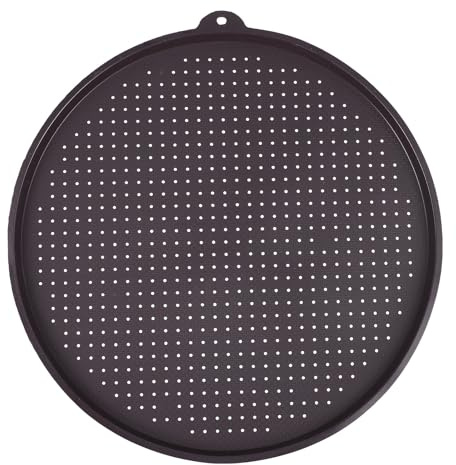 BESPORTBLE Teglia per Pizza in Silicone Antiaderente Rotonda Foro Tappetino da Forno Resistente Strumento di Cottura Igienico per Cheesecake Torte e Quiche Facile da Pulire per Cucina