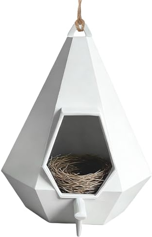 Distributeur de nourriture pour oiseaux | Habitat pour colibris en forme de goutte | Distributeur de nourriture pour oiseaux pour la saison froide - Pour animaux sauvages nature maison balcon cour