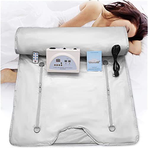 Portable Far Infrared Sauna Blanket, Thermal Heated Blanket for Detoxification and Body Slimming, for Home Spa and Salon Use