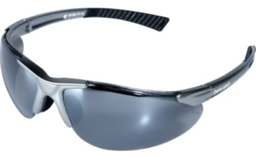 EKASTU Gafas de seguridad de color gris oscuro con espejo a.PC 100%.