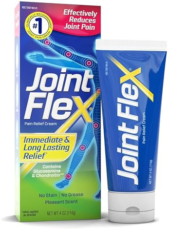 JointFlex Pain Relief Cream, Arthritis Pain Relief, Joint Pain Relief, 4 Ounce Tube