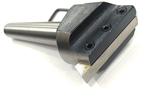 Cortador de moscas MT2 vástago (M10 rosca de barra de tracción) para torno y fresadora con broca HSS