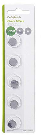 Batterie Lithio Bottone Cr1220 3 V (5 Pz)