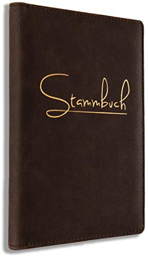Stammbuch Leder Hochzeit Braun Couro Familienstammbuch Standesamt