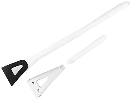 allpondsolutions Interchangeable Aquarium Fish Tank Glass Maintenance Cleaner Tool – 2 in 1 Brush Pad & Scraper Removes Algae and Grim