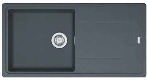 Franke Gemini GMD611GP 1.0 Bowl Tectonite Reversible Graphite Grey Kitchen Sink