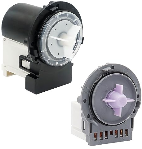 4681EA2001T Washer Drain Pump and EAU61383503 Washer Circulation Pump by SupHomie - Compatible with LG Ken-more Replaces AP5328388 4681EA1007D EAU62263303 4681EA2001C