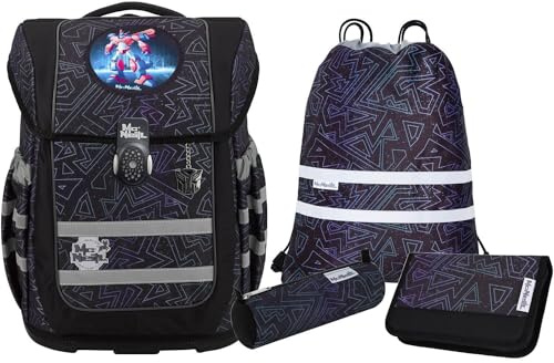McNeill Ergo Compacto Schoolbag Set 5-teilig Tron