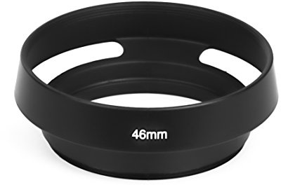 Paraluce da 46 mm, in metallo, universale, nero, 46 mm
