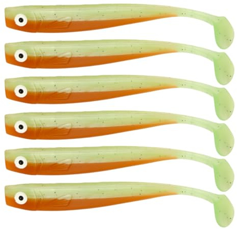 Zanderbait, Angelköder, Kunstköder, Zanderbait, Zanderköder, Softbait, Gummifisch, Gummiköder