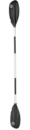 FREESPIRIT 5-Section Aluminium Kayak Paddle, 230cm Length, 0.9kg, Asymmetric Blade Design with Adjustable 3-Position Locking, Comfortable Grip Handle