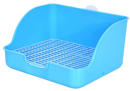 BESPORTBLE Spritzwassergeschützte Kaninchen Toilette Aus Robustem Kleine Nagetier Toilette Für Meerschweinchen Chinchillas Frettchen Kompakte Für Einfache Reinigung Und Geruchskontrolle