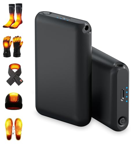 7.4V 3000mAh Li-Polymer Wiederaufladbare Batterien für Beheizte Hausschuhe Beheizte Handschuhe, Erweiterter Akku für beheizte Mütze, beheizten Handwärmer, beheizte Hüftgurte,beheizten Schal