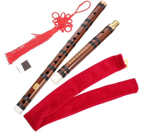 TEMPNAP Flauta De Bambú Robusta Flauta Para Principiantes Diseño Antiguo c Excelente Sonido
