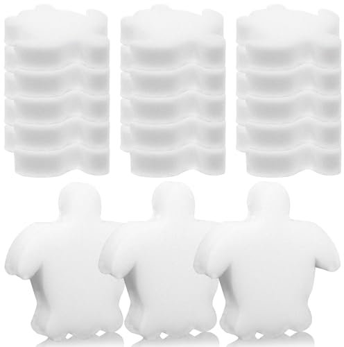 Lnngub 18 Pcs Pool Sponge Oil Absorber, Pool Scum Sponge Pool Oil Absorbing Scum Sponge Hot Tub Scum Absorber Turtle Oil Scum Absorbing Absorber for Hot Tub, Swimming Pool, Spa