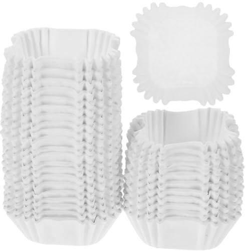 Cabilock 2000pièces Caissettes Papier Carrées Pour Cupcakes Et Muffins Jetables