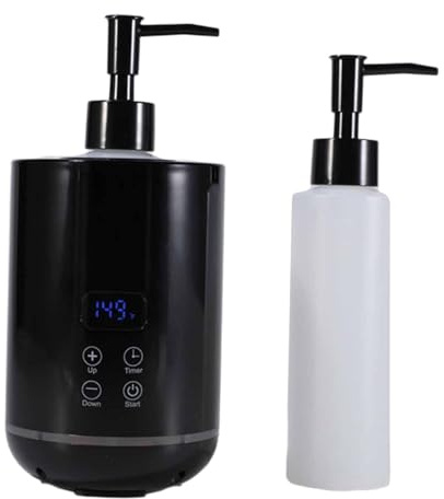 YsXoWiui Scalda Olio Da Massaggio Apparecchio Riscaldante Digitale per Lozione E Crema con Funzione Timer E Schermo Tattile LED Adatto per Barbieri E Saloni D, Nero
