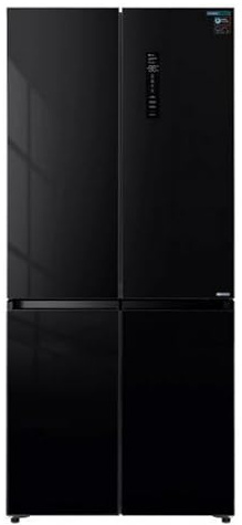 Frigorifico Americano Infiniton AMCB-580CD90, 190 cm de Altura, 456 Litros, E, Acabado en Cristal, Total No Frost (Negro || AMCB-580CD90NEC)