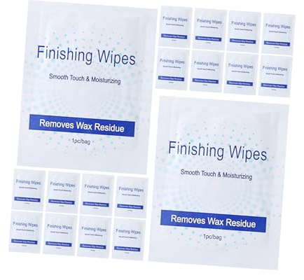 Salviette Post Ceretta 30 Pezzi Non Tessuto Glicerina, Bianco | Cura della Ceretta e Viaggio, Leggere e Morbide, Pulizia Corpo e Residui Appiccicosi