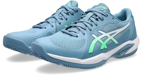 ASICS Solution Swift FF 2 Padel 1041a465 401 utbildare, Saba Blue Vital Green, 44 EU