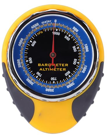 Odorkle Compteur de Pression Atmosphérique 4 en 1, Altimètre, Baromètre, Température, Conception Portable pour L'extérieur