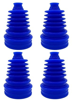 Cuffia giunto omocinetico Copertura universale per giunto albero motore CV in silicone per auto blu, forte elasticità, resistenza all'invecchiamento Kit giunti alberi di trasmissione(A)