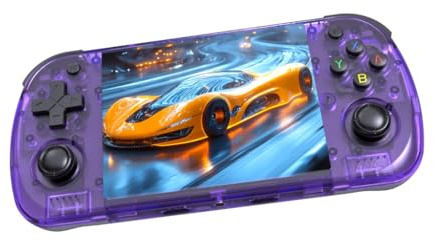 BAFUIE R36H Pro MAX Consola Portátil Retro de Juegos, Consola con Emulador y 22000+ Juegos 25+ Emuladores, Sistema Linux, Pantalla HD de 4,2 Pulgadas, Joystick 3D, Batería de 3000 mAh