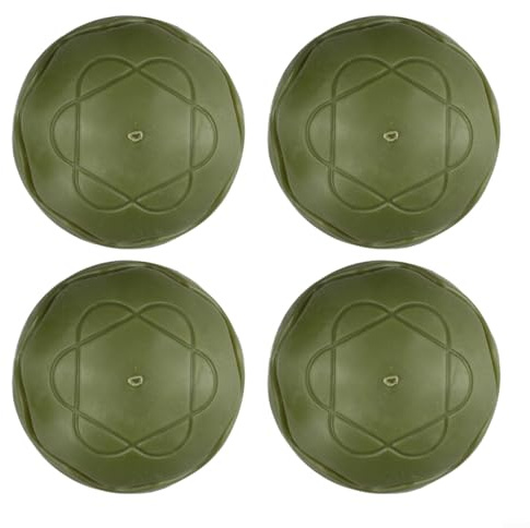 4 patas de silla para almohadillas antifregadero para sillas de exterior, diseño esférico para evitar hundimiento (verde)