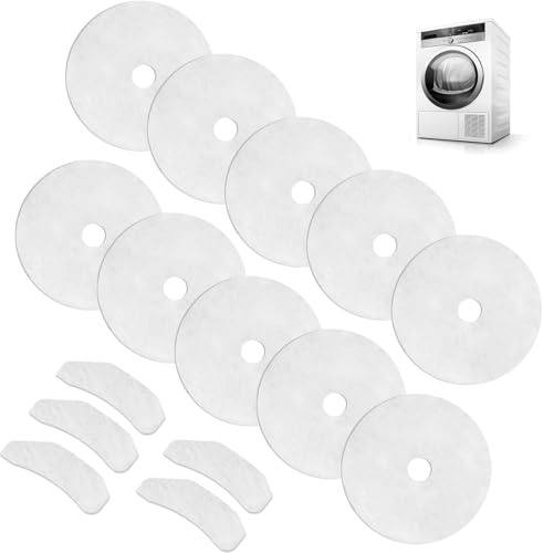 15 Pcs Universal Tumble Dryer Cloth Exhaust Filter Kit,Replacement Filters for Bush DHB7VTDW, DHB7VTDB, TD3CNBW,Air Intake & Exhaust, Dryer Parts & Accessories