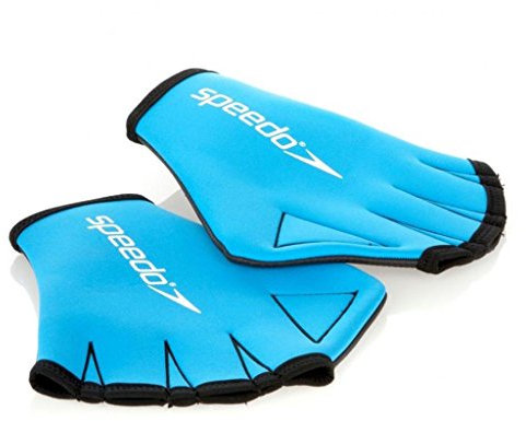 Speedo Unisex Adulto Aqua Glove guanti, Blu, S