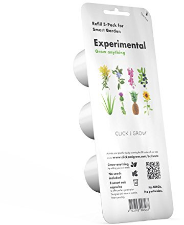 Click and Grow Experimentelle Nachfüllpackung für Smart Herb Garden (3 Stück), Weiß