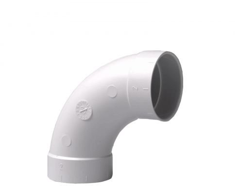 Curva 90 ° para aspiradora Central vacío Sistema de tubos, de 2 (50,8 mm)