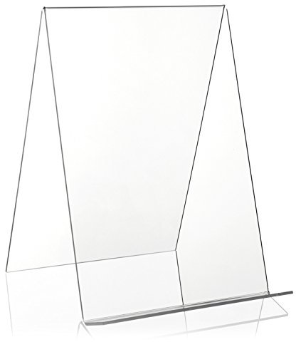 Buchständer/Buchaufsteller als Warenträger und Schrägsteller im DIN A4 Format aus original PLEXIGLAS®