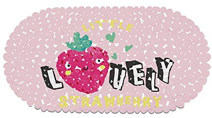 Badezimmer Duschmatten Dusche rutschfest, Chickw1 Badematte Rutschmatte Duscheinlage für Badezimmer Antibakteriell mit Saugnäpfe Anti-Rutsch-Badewanneneinlage (35 * 70,Liebe)