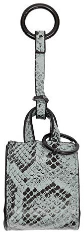 LIEBESKIND Berlin Paper Bag Keyring Snake, salt blue, onesize (HxBxT 7.0 cm x 5.5 cm x 3.0cm), Salt Blue - 5235