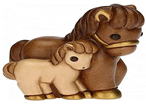 THUN - Cavallo con Puledro Presepe Classico
