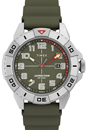 Timex Herren Analog Uhr mit Silikonband Expedition North Ridge