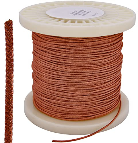 Recambo Cable de cobre trenzado - Alambre con 32 hebras - Diámetro 1,7 mm - Reparación de membrana de subwoofer - Cable de bobina de voz - 1 metro
