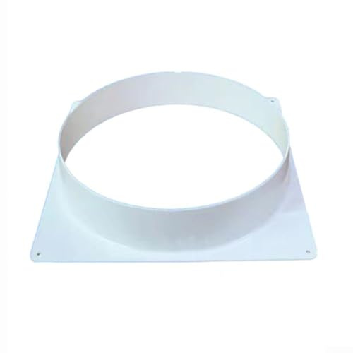 Flangia di Collegamento per Condotto 300mm / 12 Pollici, Flangia per Tubo Dritto in Plastica per Riscaldamento, Raffreddamento e Ventilazione (300mm)