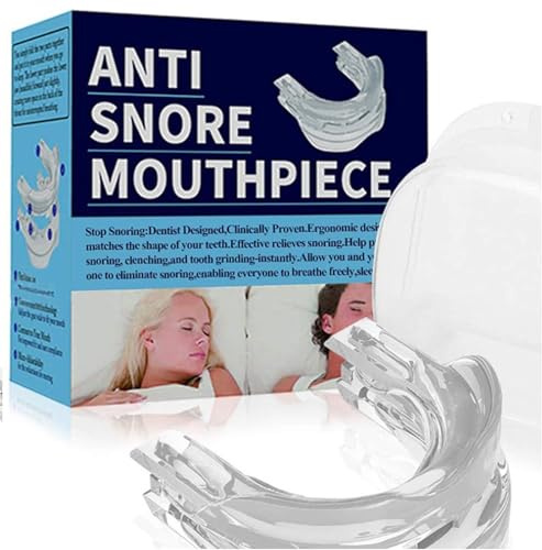 Dispositivo di protezione della bocca anti russamento, paradenti regolabile per russare, dispositivi anti russamento per l'apnea del sonno, ausili per smettere di russare (1PCS)