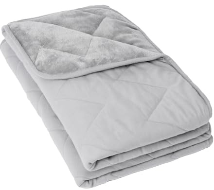 OHS Thermal Dog Blanket, Ultra Soft Pet Blankets for Dogs Puppy Blanket Sofas Beds Cars Cages Dog Beds Machine Washable Throw Breathable Lightweight - Grey, 120 x 100cm