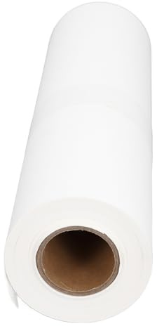 Aquarellpapierrolle, 10 M Länge, Weiße Halbbaumwolle, Waschbar, Reißfestes Bastelpapier Zum Malen, Weißes, Leeres Malpapier für Heimwerker, Studenten, Künstler, Zeichenbedarf