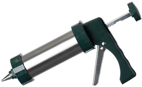 Brandsseller Juego de prensa de repostería con 8 plantillas y 8 boquillas, jeringa para galletas, churros, decoración para tartas, color verde