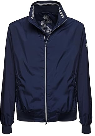 NAVY SAIL Piumino 100 Grammi Uomo Leggero Giubbotto Primaverile Autunnale Slim Fit Antivento Impermeabile Casual Mezza Stagione Collo Alto Con Zip 100% Nylon