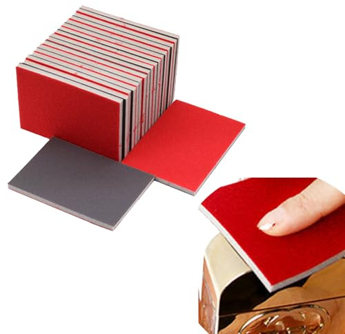 24 Stück Schleifschwämme P3000 Körnung Schleifpapier Holz Schleifschwamm Nassschleifpapier Schleifblock Schleifen Nassschleifschwamm Nass Trocken Schleifpads für Holz Metall Möbel Polieren 70 x 100mm