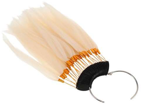 CLISPEED Échantillons De Coloration Cheveux Naturels 30 Pièces Lot 10 Degrés Véritables Mèches Pour Formation Coiffure Professionnels Utilisation Salon