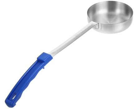 GOOHOCHY Cuillère De Cuisine Pour Contrôle Des Portions Louche à Sauce Pour Pizza Service Précis Avec Mesure Intégrée Acier Inoxydable Résistant