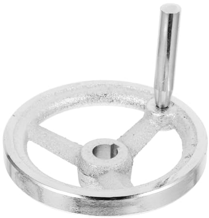 Cabilock Cast Iron Machine Handwheel with Crank Handle Precision Control for Milling and Drilling Machines Industrial Part Versatile Workshop Accessory