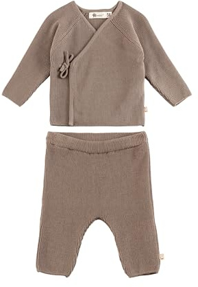 Sterntaler Baby Strickjacke & Strickhose Set di Biancheria Intima per Neonati e Bambini, Marrone, Einheitsgröße (Pacco da 2) Unisex-Bimbi
